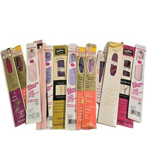 Vintage Zipper Lot PINK PURPLE Talon ZEPHyR Coats Clarks Metal Sewing Violet 13